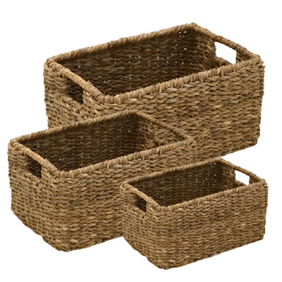 Conjunto De Cestos Cachepot Decoração