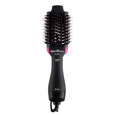 Britânia Escova Secadora Bec02pr 4 Em 1 1300w Cor Preto e Rosa