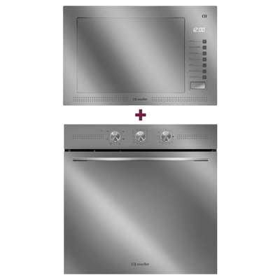 Kit Micro-ondas 25 Litros + Forno Digital 70 Litros 220v 220v